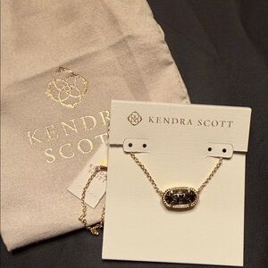 Kendra Scott Gold and Black Necklace